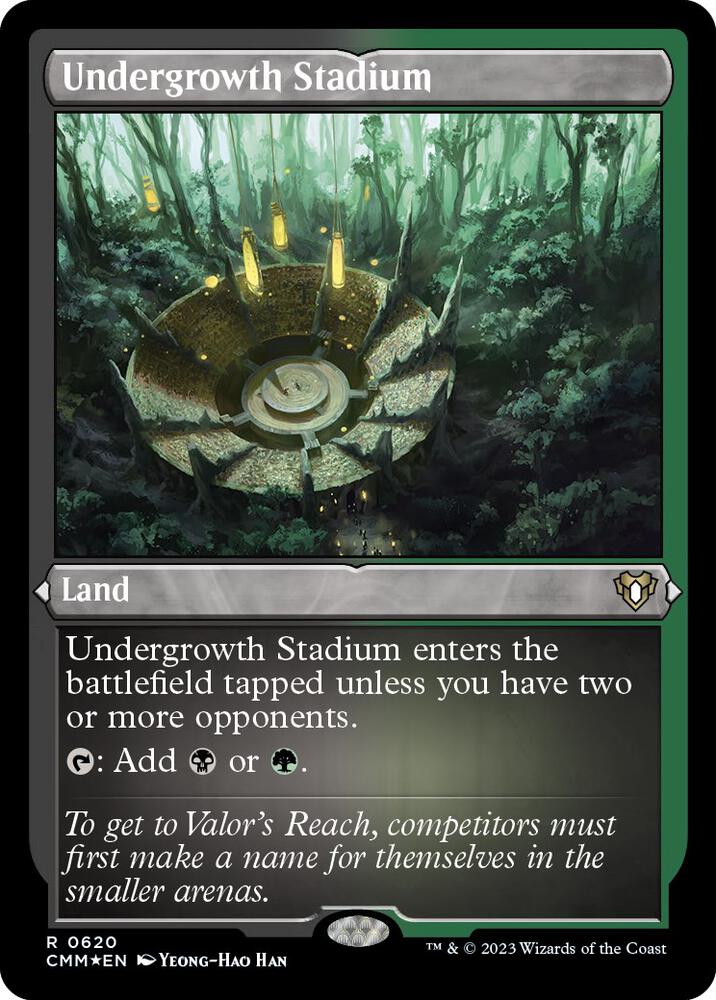 Undergrowth Stadium 620/451 (Commander Masters)  - Etched Foil | Good Games Morley