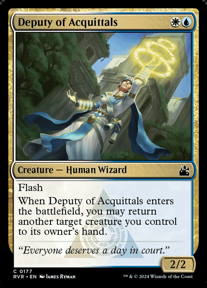 Deputy of Acquittals 177/291 (Ravnica Remastered)  - Foil | Good Games Morley