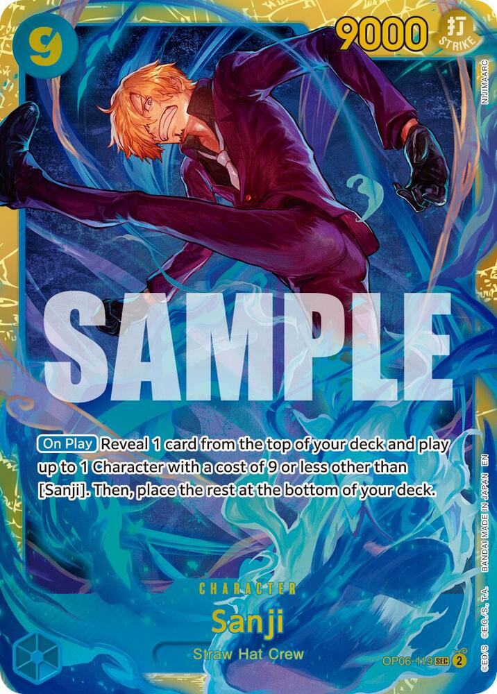 Sanji (Reprint) OP06-119 (Premium Booster -The Best- Vol. 2)  - Foil | Good Games Morley