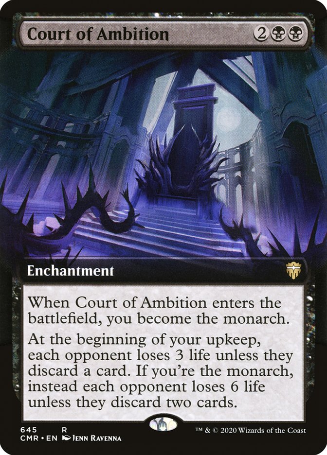 Court of Ambition (Extended Art) [Commander Legends] | Good Games Morley