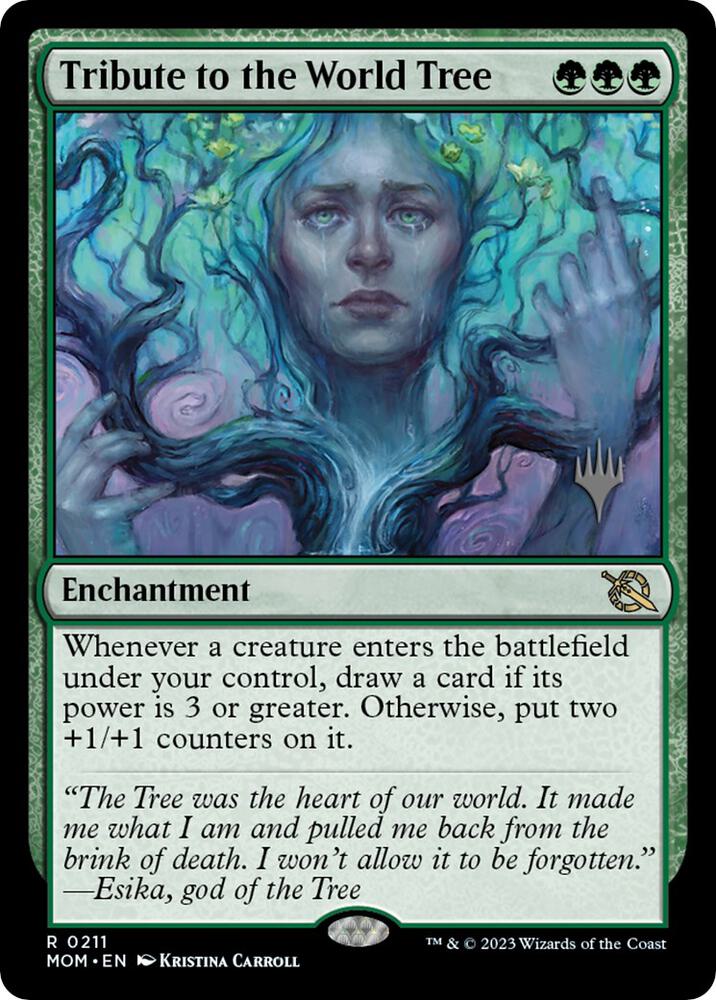 Tribute to the World Tree 211p/162 (Promo Pack: March of the Machine)  | Good Games Morley