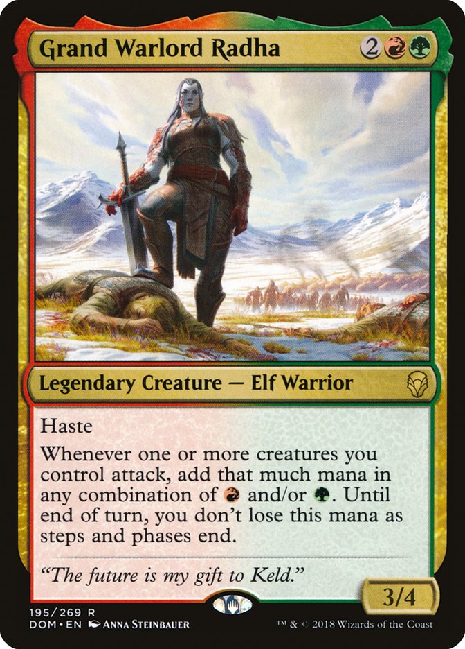 Grand Warlord Radha 195 (Dominaria)  | Good Games Morley