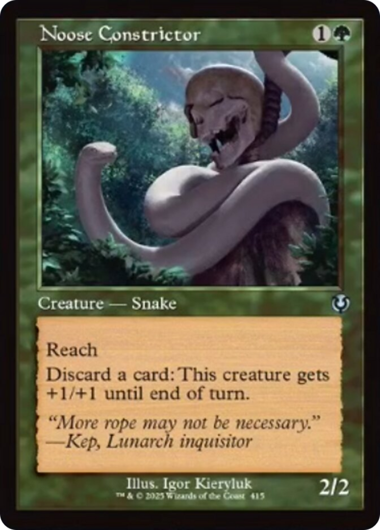 Noose Constrictor (Retro Frame) [Innistrad Remastered] | Good Games Morley