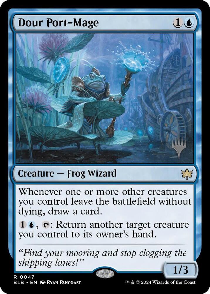 Dour Port Mage 47 (Promo Pack: Bloomburrow)  - Foil | Good Games Morley