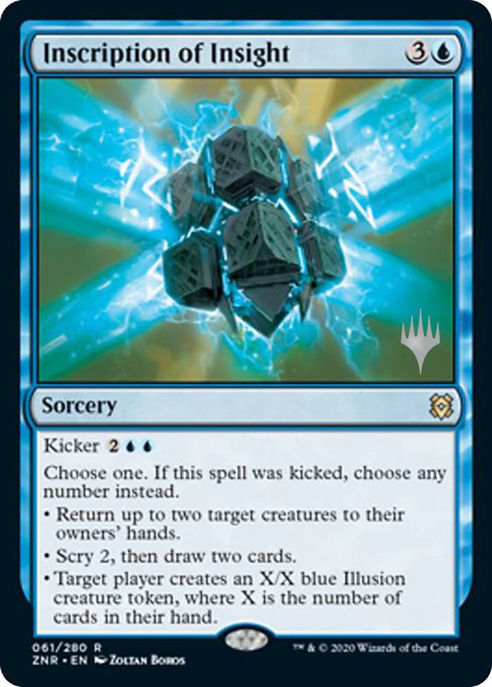 Inscription of Insight 61 (Promo Pack: Zendikar Rising)  - Foil | Good Games Morley