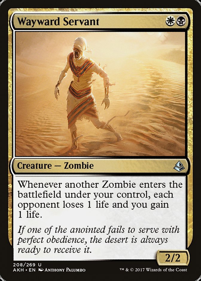 Wayward Servant 208 (Amonkhet)  | Good Games Morley