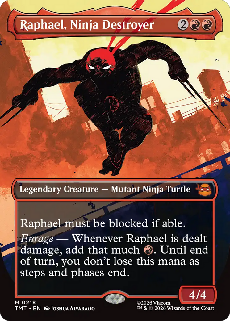 Raphael, Ninja Destroyer (Borderless) [Teenage Mutant Ninja Turtles] | Good Games Morley