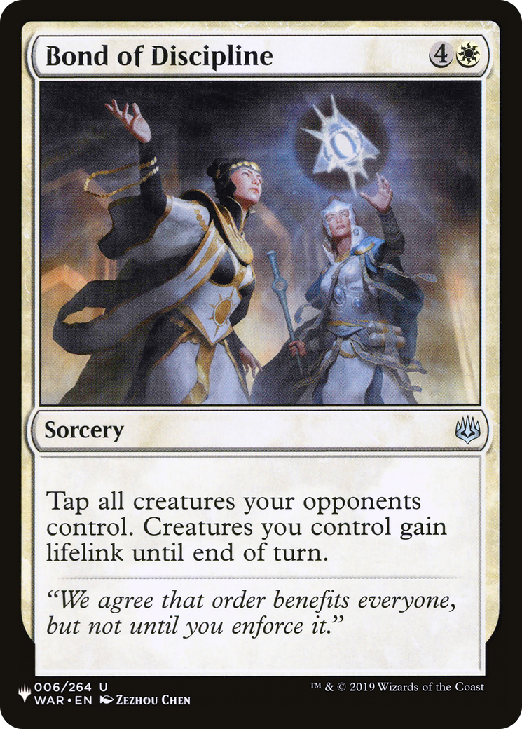 Bond of Discipline [The List] | Good Games Morley