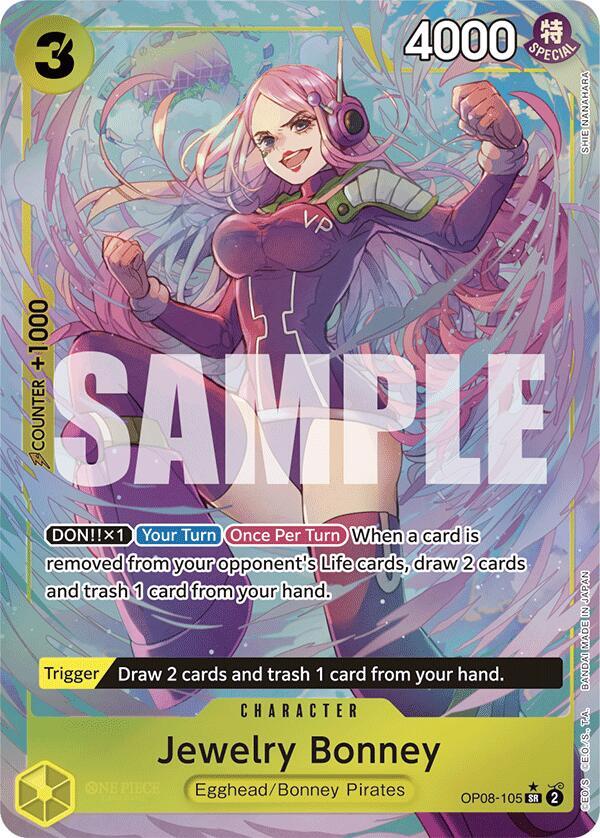 Jewelry Bonney OP08-105 (Two Legends)  - Alternate Art Foil | Good Games Morley