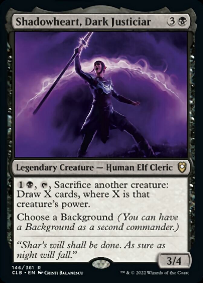 Shadowheart, Dark Justiciar [Commander Legends: Battle for Baldur's Gate] | Good Games Morley