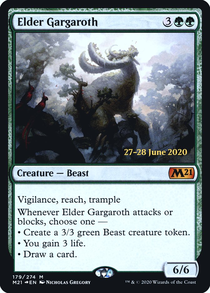 Elder Gargaroth [Core Set 2021 Prerelease Promos] | Good Games Morley