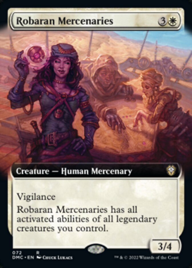 Robaran Mercenaries (Extended Art) [Dominaria United Commander] | Good Games Morley