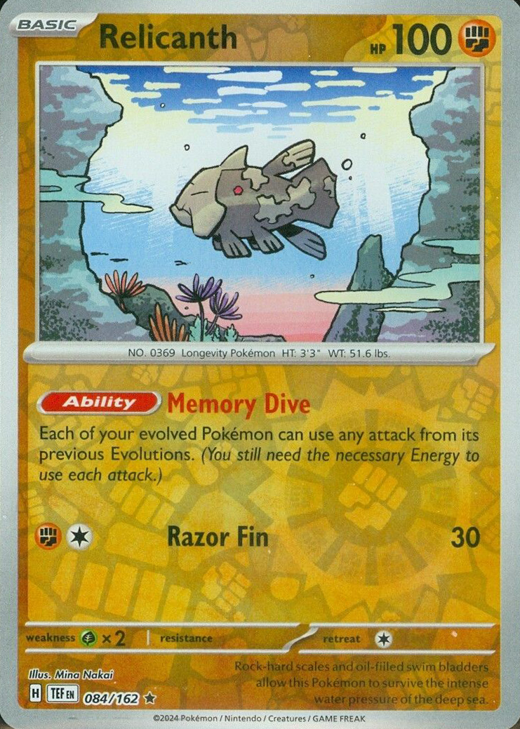 Relicanth (084/162) [Scarlet & Violet: Temporal Forces] | Good Games Morley