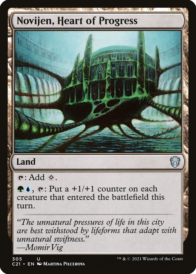 Novijen, Heart of Progress 305/81 (Commander 2021)  | Good Games Morley