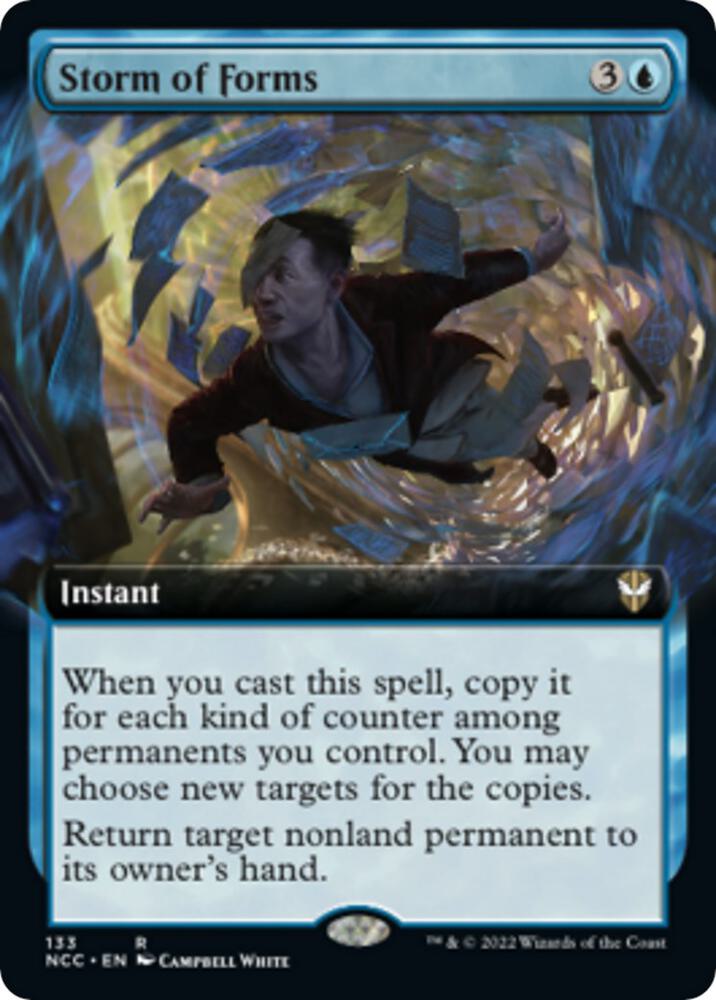 Storm of Forms Extended Art 133 (Commander: Streets of New Capenna)  | Good Games Morley