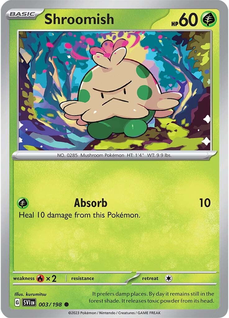 Shroomish (003/198) [Scarlet & Violet: Base Set] | Good Games Morley