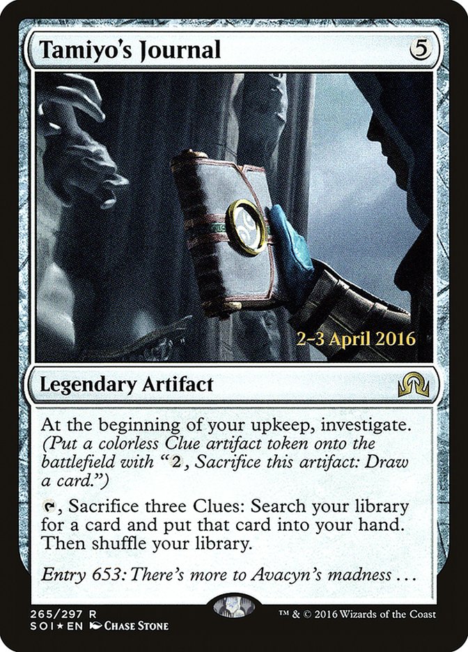 Tamiyo's Journal (Entry 653) [Shadows over Innistrad Promos] | Good Games Morley