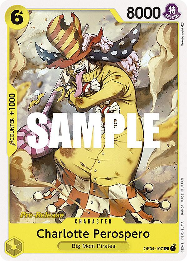 Charlotte Perospero OP04-107 (Kingdoms of Intrigue Pre-Release Cards)  | Good Games Morley