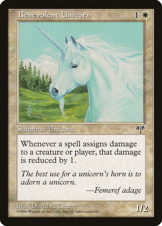 Benevolent Unicorn 4/350 (Mirage)  | Good Games Morley