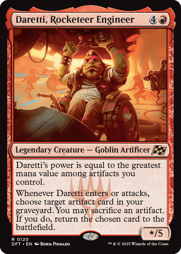 Daretti, Rocketeer Engineer [Aetherdrift] | Good Games Morley