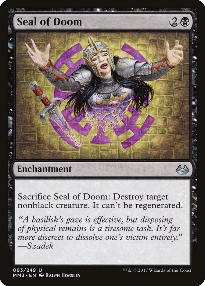 Seal of Doom 83/249 (Modern Masters 2017)  | Good Games Morley
