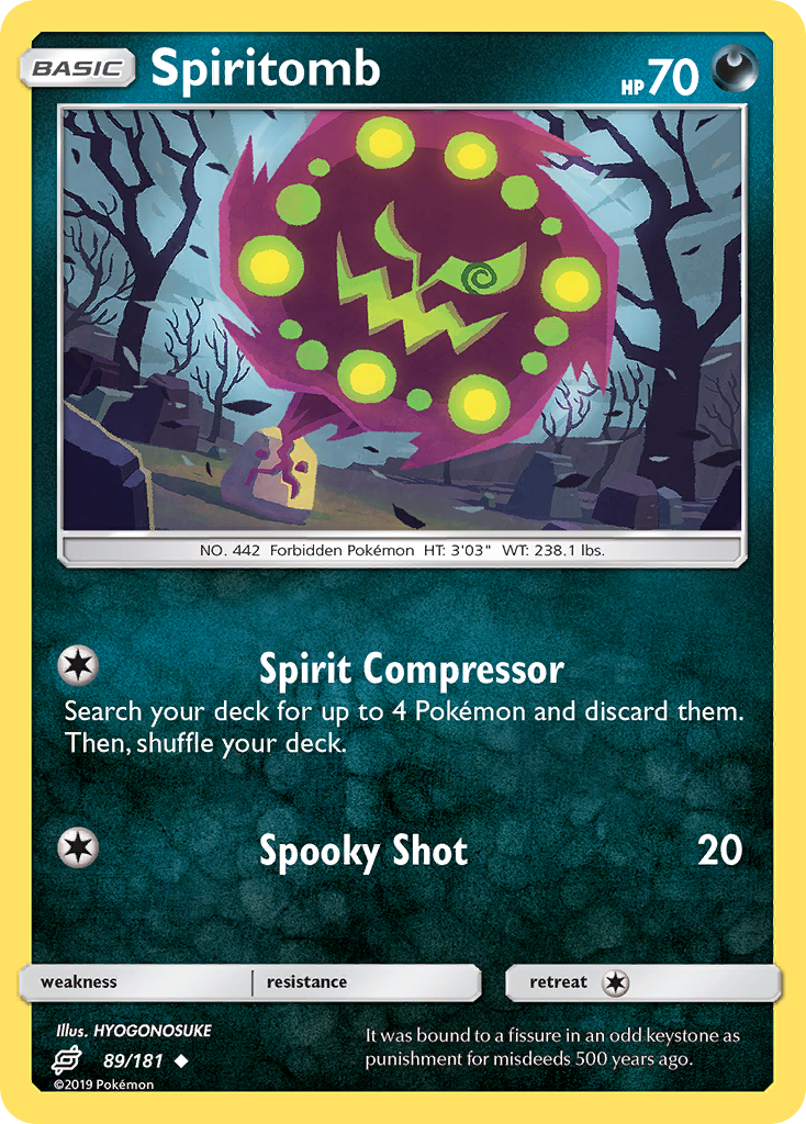 Spiritomb (89/181) [Sun & Moon: Team Up] | Good Games Morley