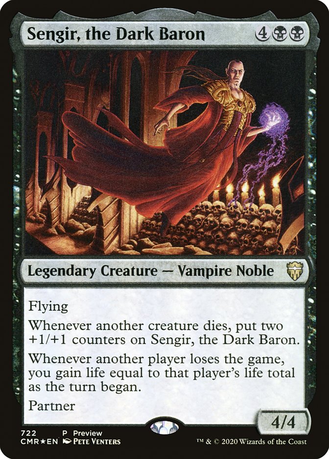 Sengir, the Dark Baron [Commander Legends Promos] | Good Games Morley