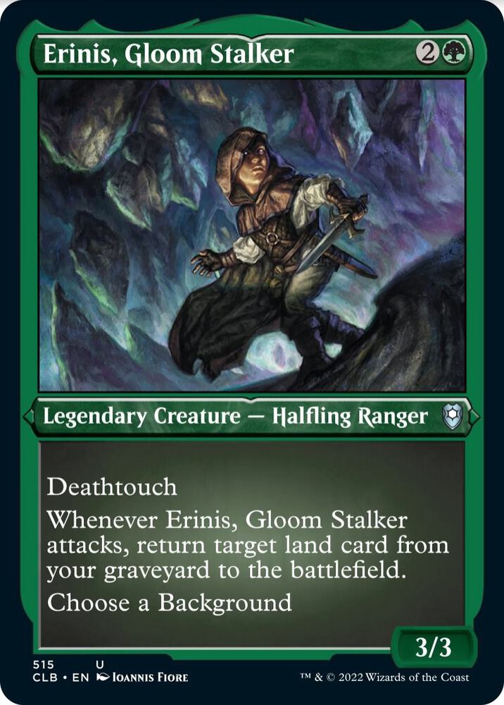 Erinis, Gloom Stalker 515 (Commander Legends: Battle for Baldur's Gate)  - Etched Foil | Good Games Morley