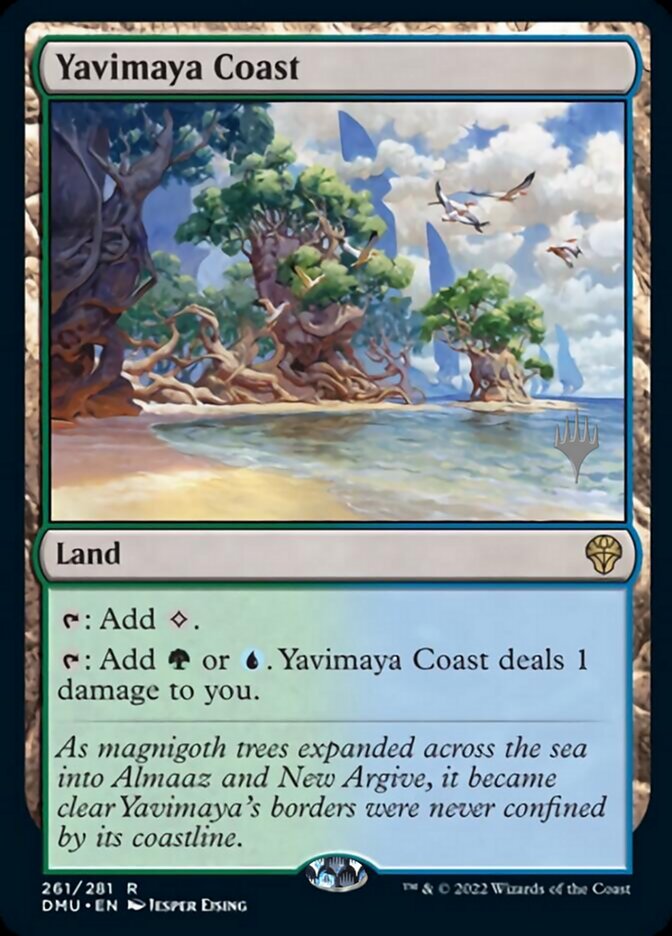 Yavimaya Coast (Promo Pack) [Dominaria United Promos] | Good Games Morley