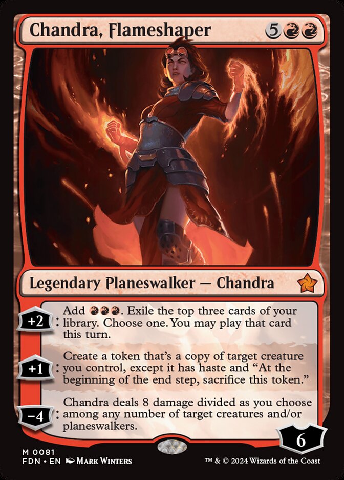 Chandra, Flameshaper 81 (Foundations)  | Good Games Morley