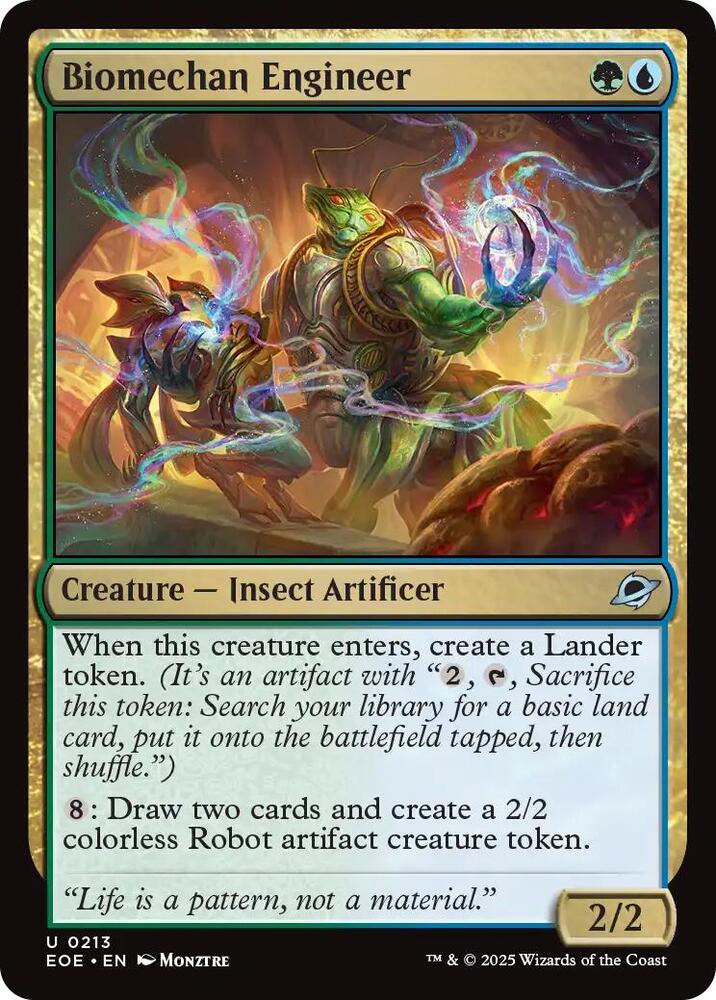 Biomechan Engineer 213/276 (Edge of Eternities)  - Foil | Good Games Morley