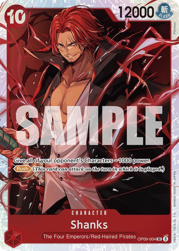 Shanks OP09-004 (Emperors in the New World)  - Foil | Good Games Morley