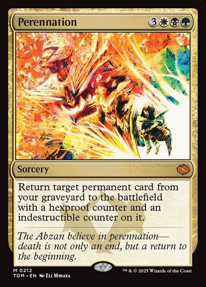 Perennation 212/291 (Tarkir: Dragonstorm)  | Good Games Morley
