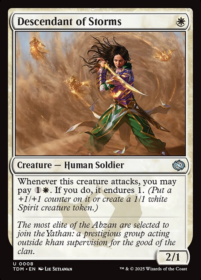 Descendant of Storms 8 (Tarkir: Dragonstorm)  - Foil | Good Games Morley