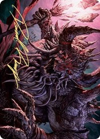 Dream Devourer Art Card (Gold-Stamped Signature) [Kaldheim Art Series] | Good Games Morley