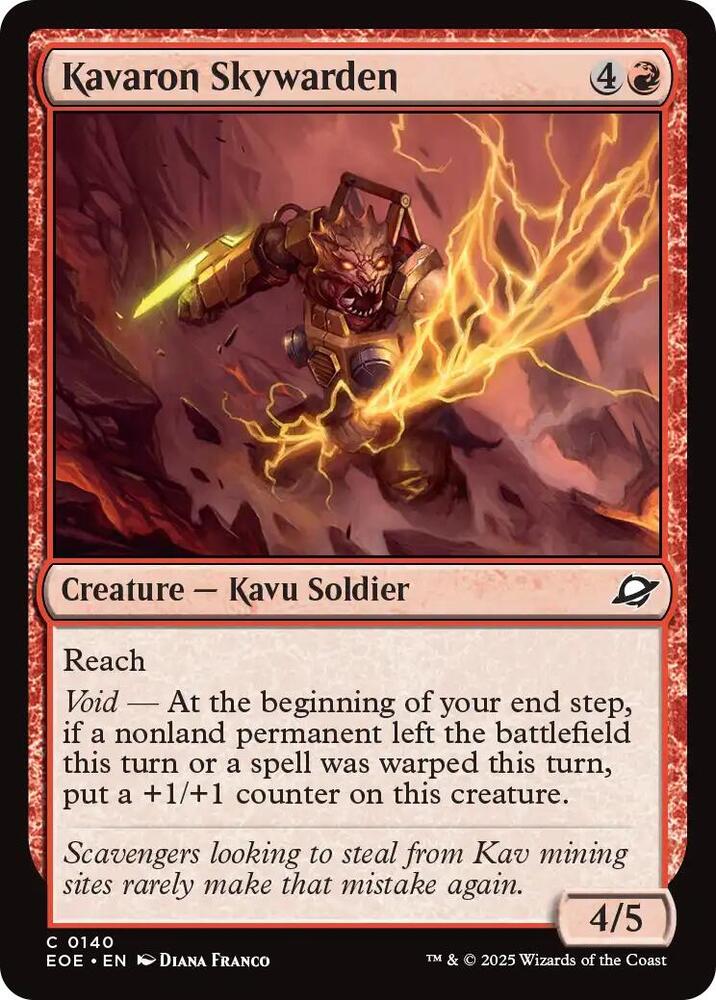 Kavaron Skywarden 140/276 (Edge of Eternities)  | Good Games Morley