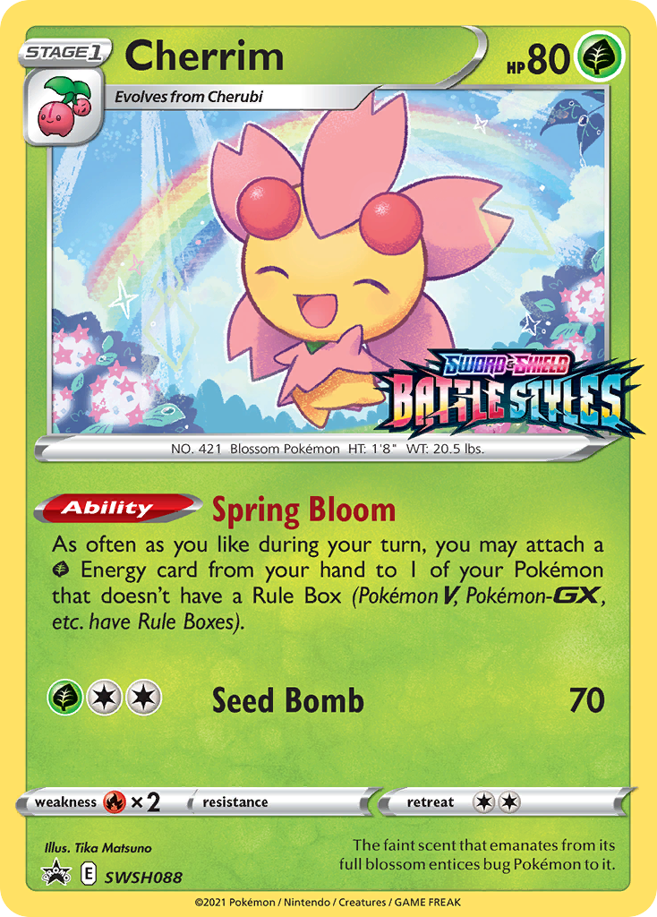 Cherrim (SWSH088) (Prerelease Promo) [Sword & Shield: Black Star Promos] | Good Games Morley
