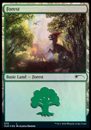 Forest (Dinosaurs) (575) [Secret Lair Drop Promos] | Good Games Morley