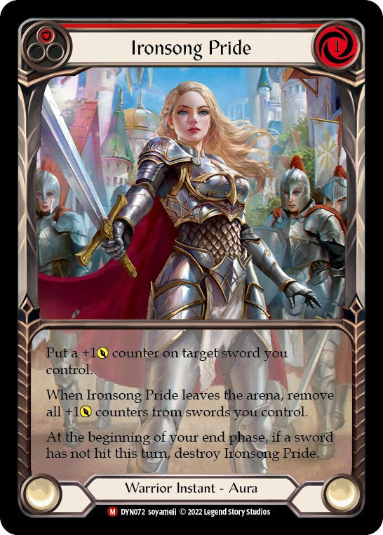 Ironsong Pride (Extended Art) [DYN072] (Dynasty)  Rainbow Foil | Good Games Morley