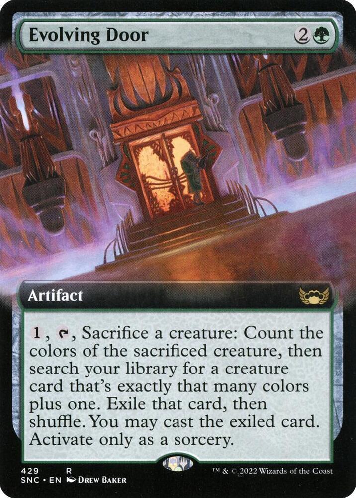 Evolving Door Extended Art 429/281 (Streets of New Capenna)  | Good Games Morley