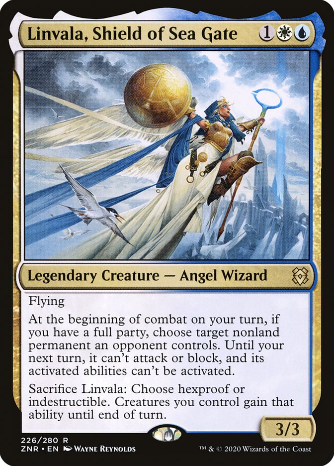 Linvala, Shield of Sea Gate 226 (Zendikar Rising)  | Good Games Morley