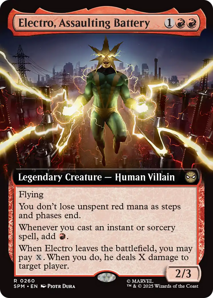 Electro, Assaulting Battery (Extended Art) [Marvel's Spider-Man] | Good Games Morley