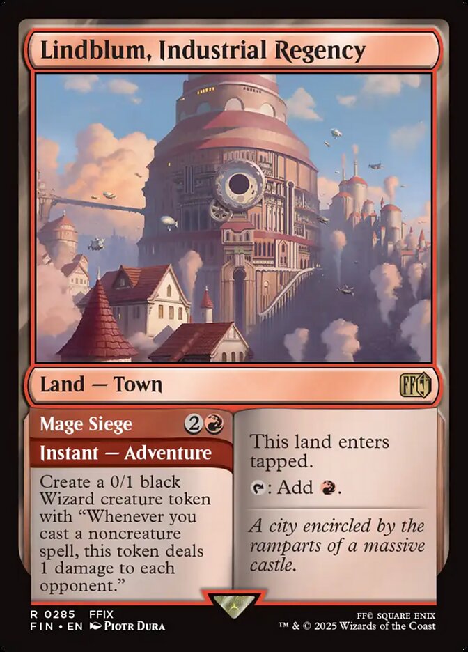 Lindblum, Industrial Regency // Mage Siege 285 (FINAL FANTASY)  | Good Games Morley