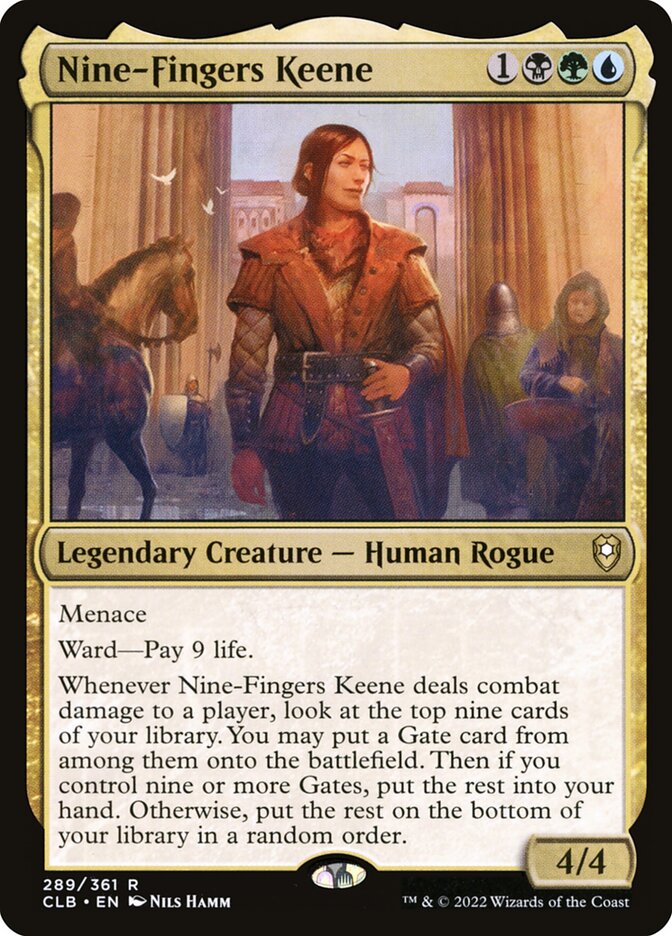 Nine-Fingers Keene 289 (Commander Legends: Battle for Baldur's Gate)  | Good Games Morley