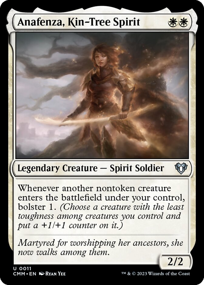 Anafenza, Kin-Tree Spirit 11/451 (Commander Masters)  | Good Games Morley