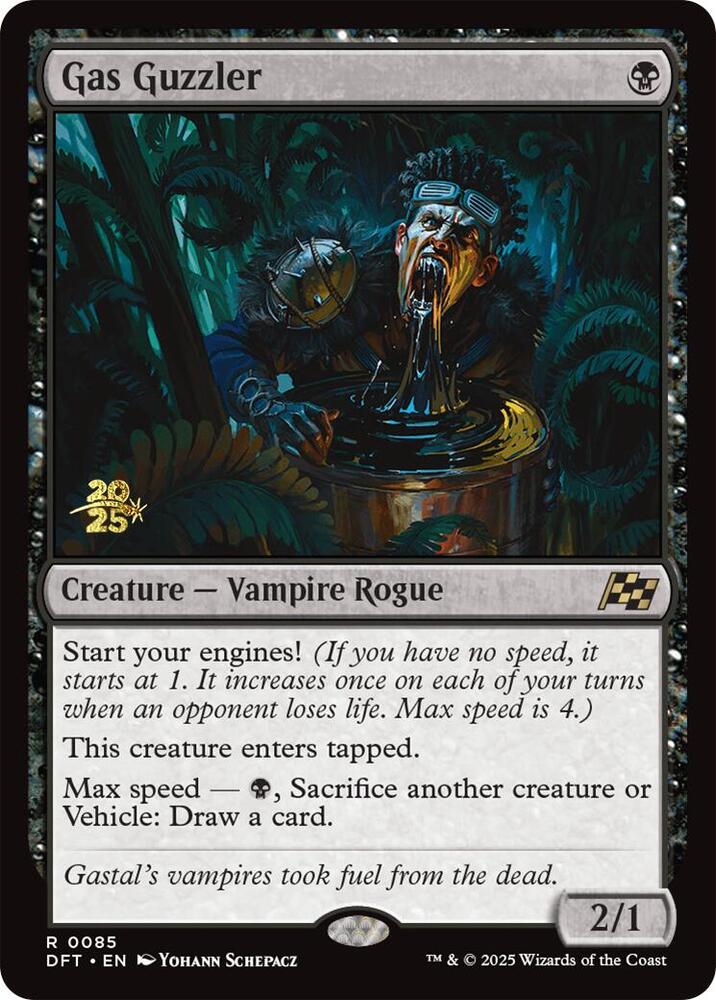 Gas Guzzler 85s/160 (Prerelease Cards)  - Foil | Good Games Morley