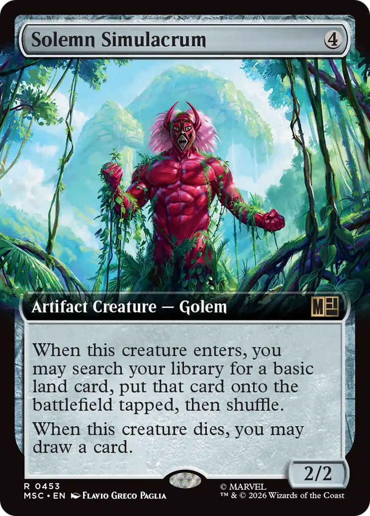 Solemn Simulacrum (Extended Art) [Marvel Super Heroes Commander] | Good Games Morley