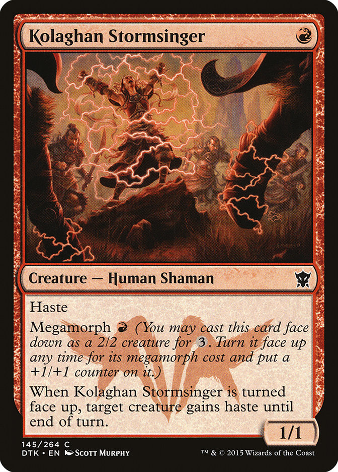 Kolaghan Stormsinger 145/264 (Dragons of Tarkir)  - Foil | Good Games Morley