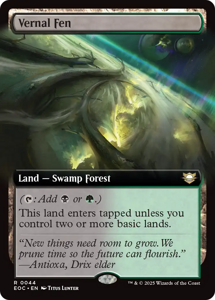 Vernal Fen (Extended Art) [Edge of Eternities Commander] | Good Games Morley