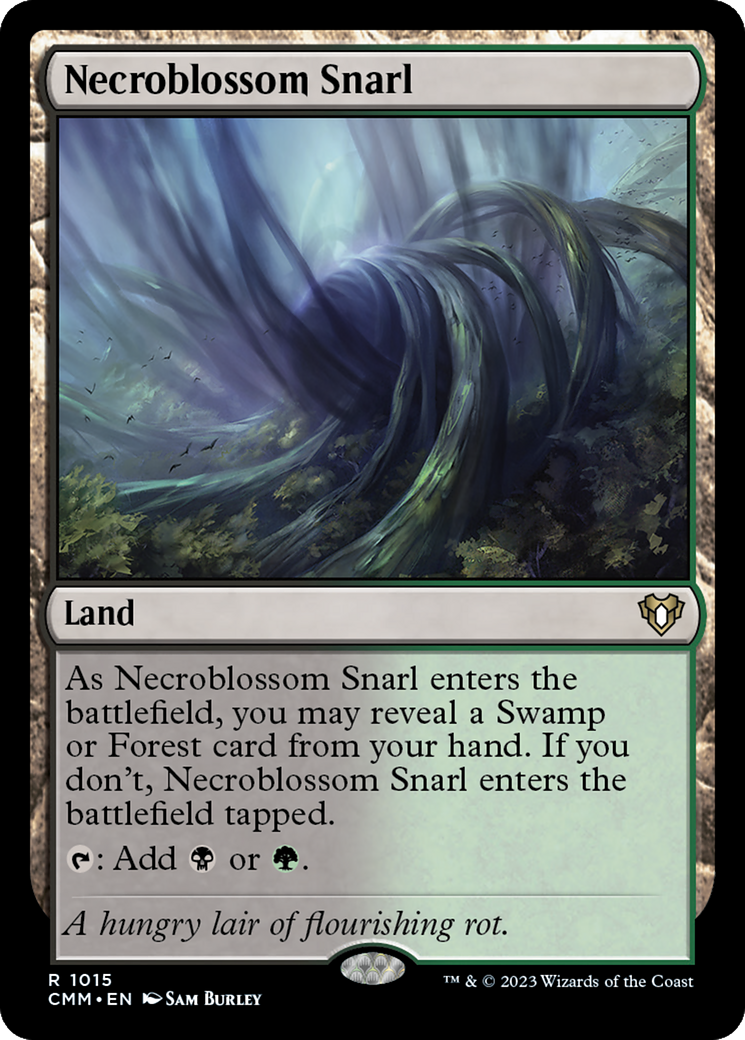 Necroblossom Snarl [Commander Masters] | Good Games Morley